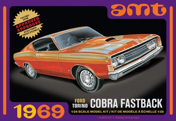 1217	1/25 1969 Ford Torino Cobra Fastback Car