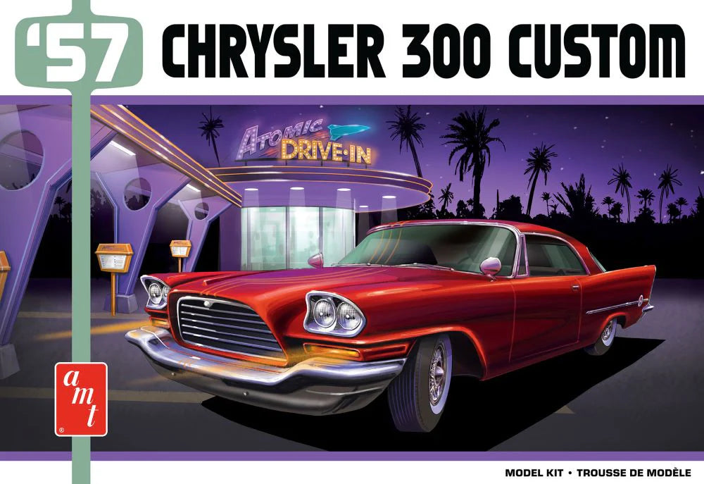 AMT-1447	1/25 1957 Chrysler 300 Custom Version Car