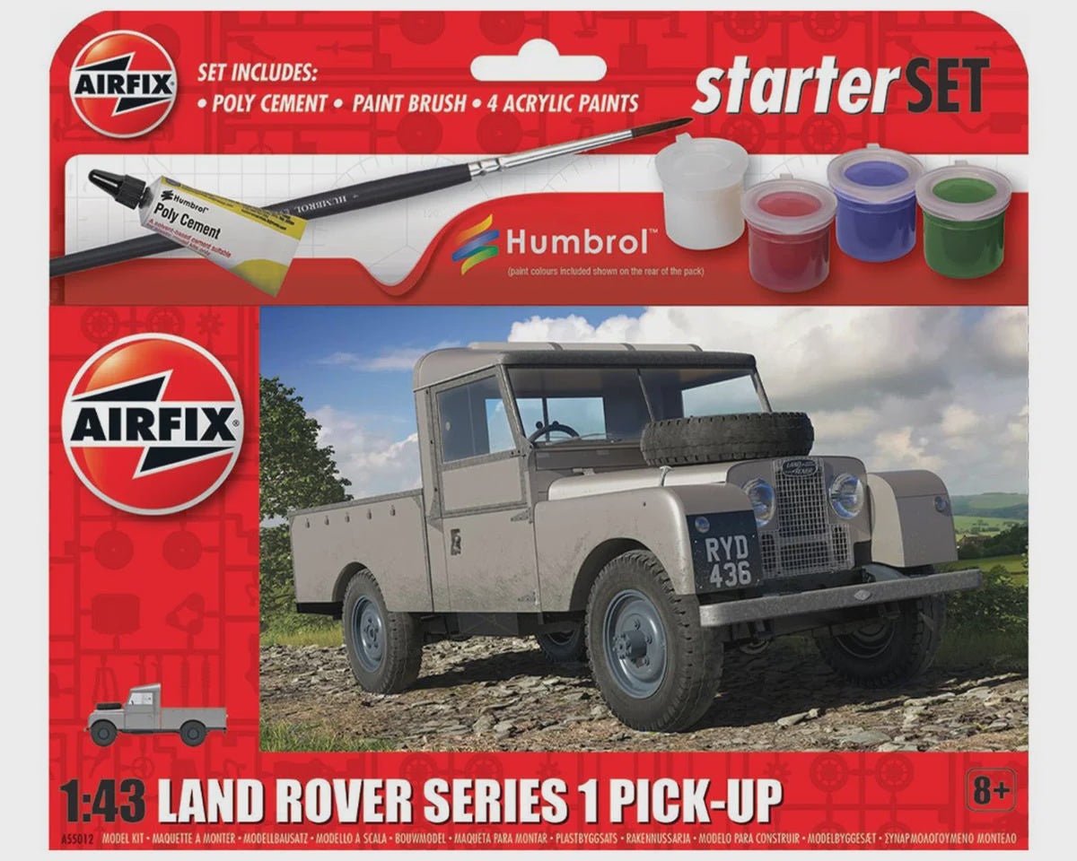 ARXA55012 AIRFIX Starter Set - Land Rover Series 1