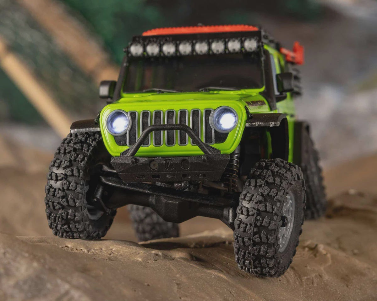 1/30 SCX30 Jeep Wrangler JLU 4X4 RTR Brushed Rock Crawler (Battery & Charger Included)