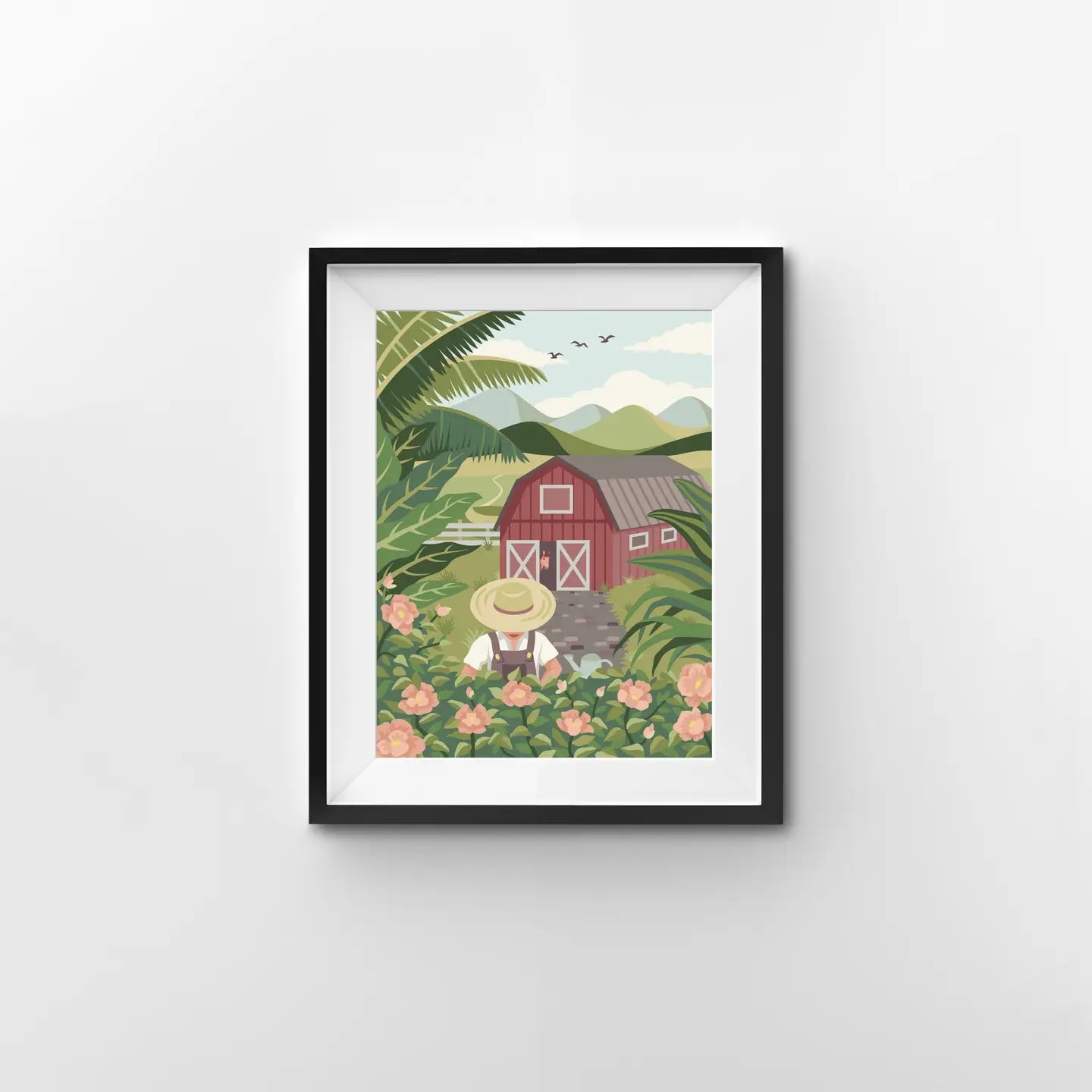 Gardening Afternoon - Summer Decor Paint By Numbers Kit 16x12in