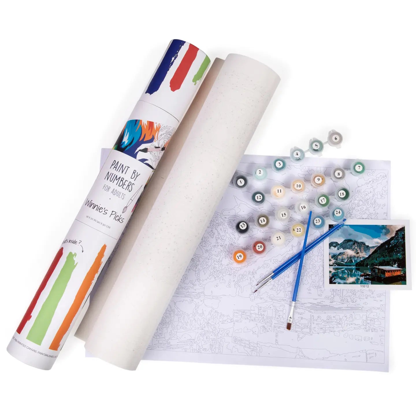 Gardening Afternoon - Summer Decor Paint By Numbers Kit 16x12in