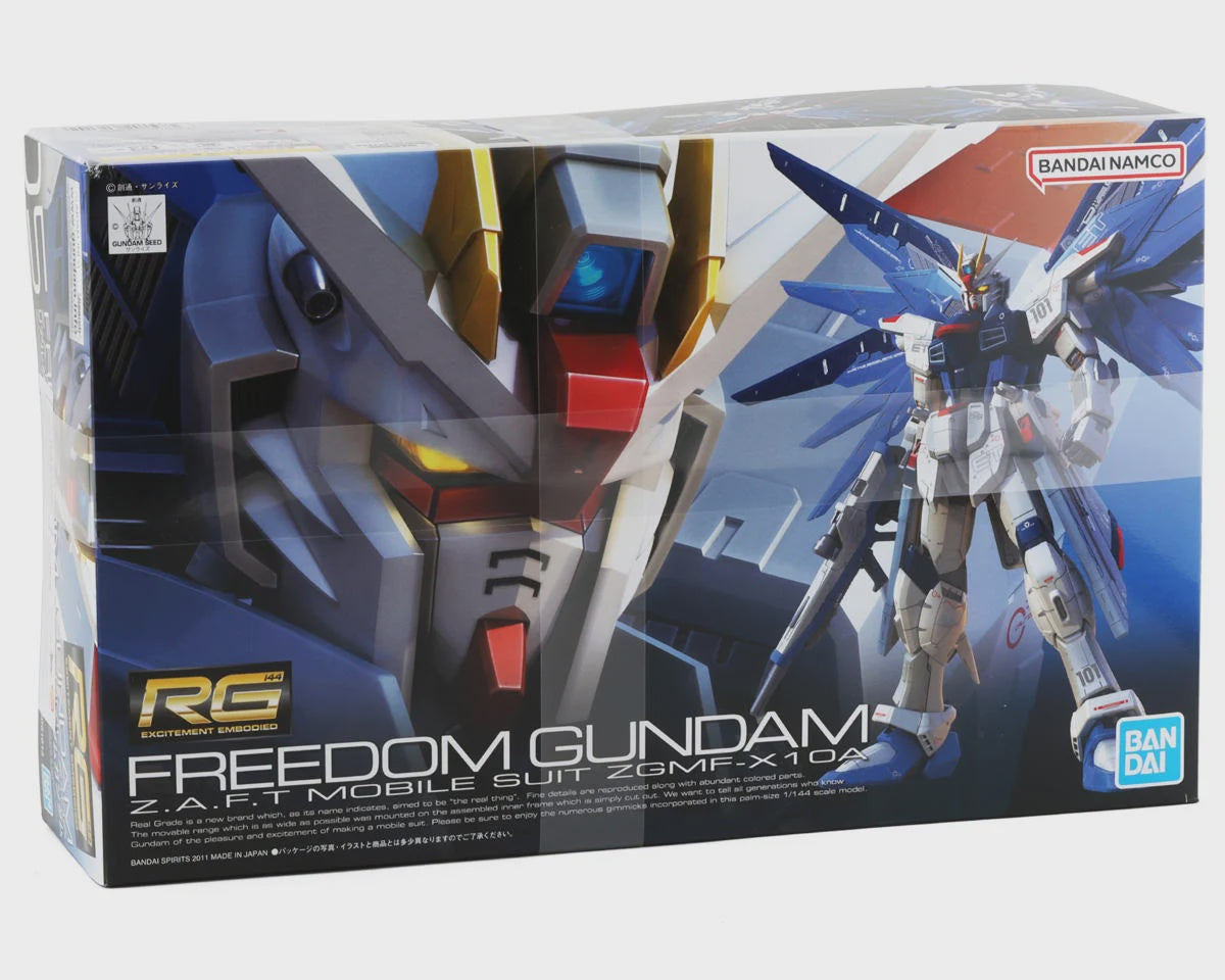 BAN-5061614 1/144 Gundam Real Grade Series: #005 Freedom Gundam ZAFT Mobile Suit ZGMF-X10A