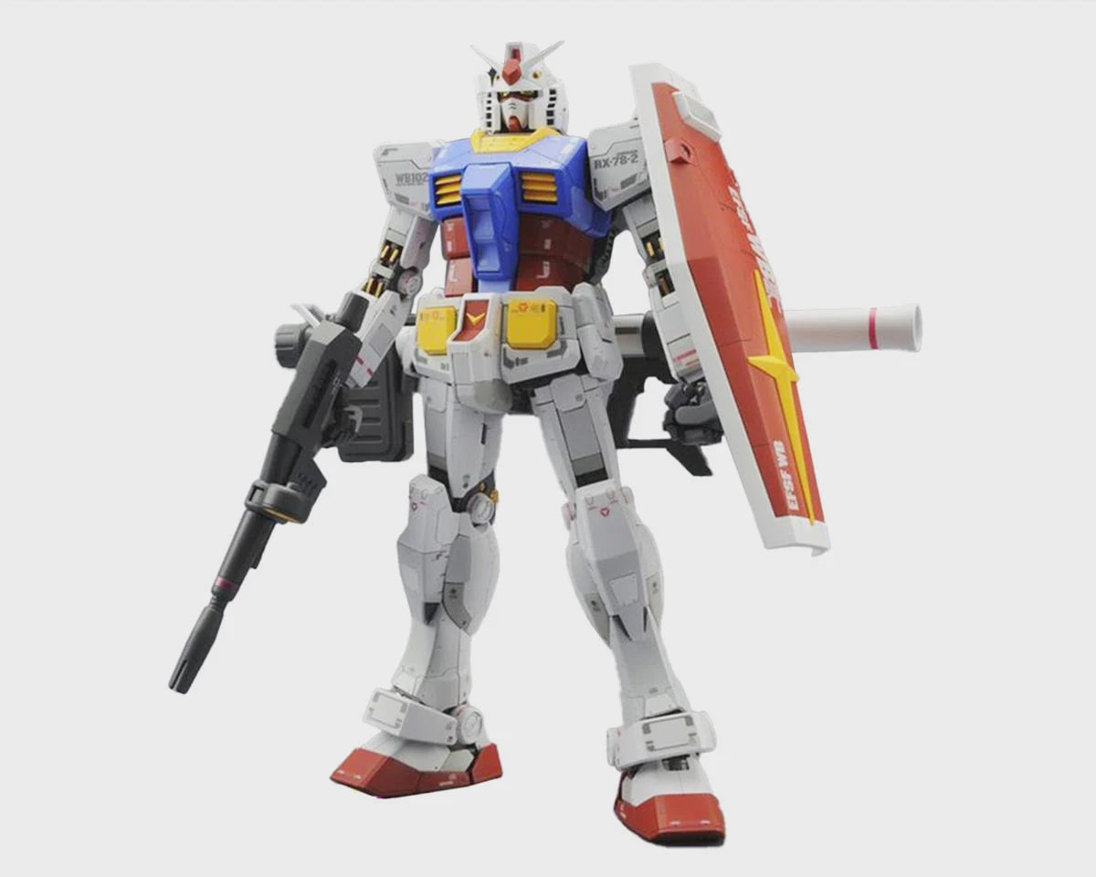 BAS2210344 Bandai 1/100 MG RX-78-2 Gundam (Version 3.0) "Mobile Suit Gundam" Plastic Model Kit