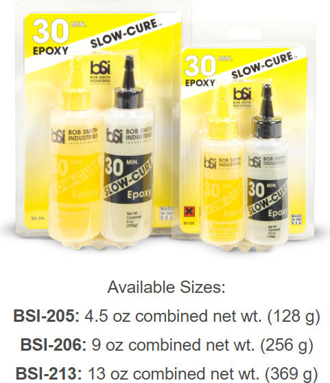 Slow-Cure 30 Min. Epoxy 9 oz.