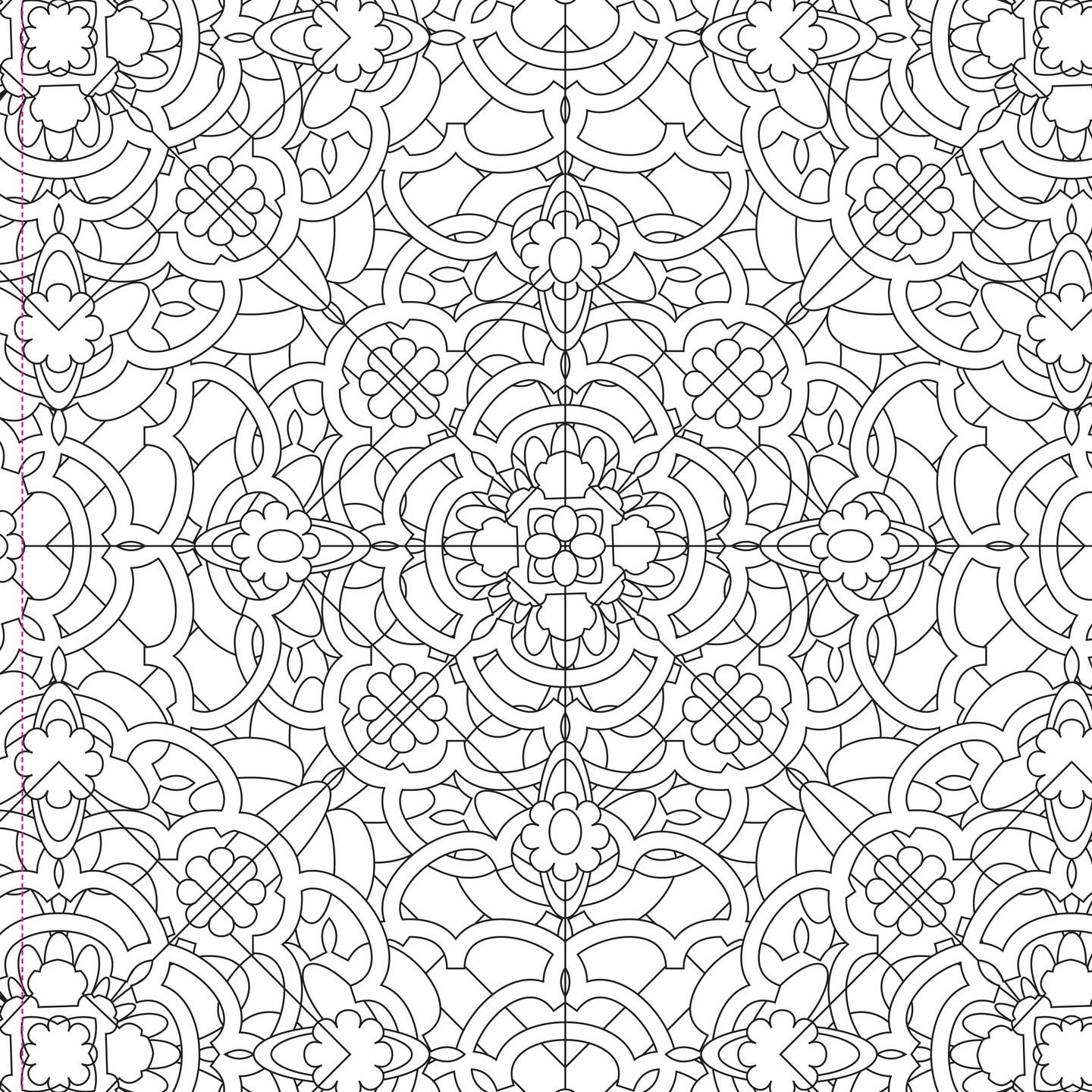 Kaleidoscope Designs Artist's Coloring Book
