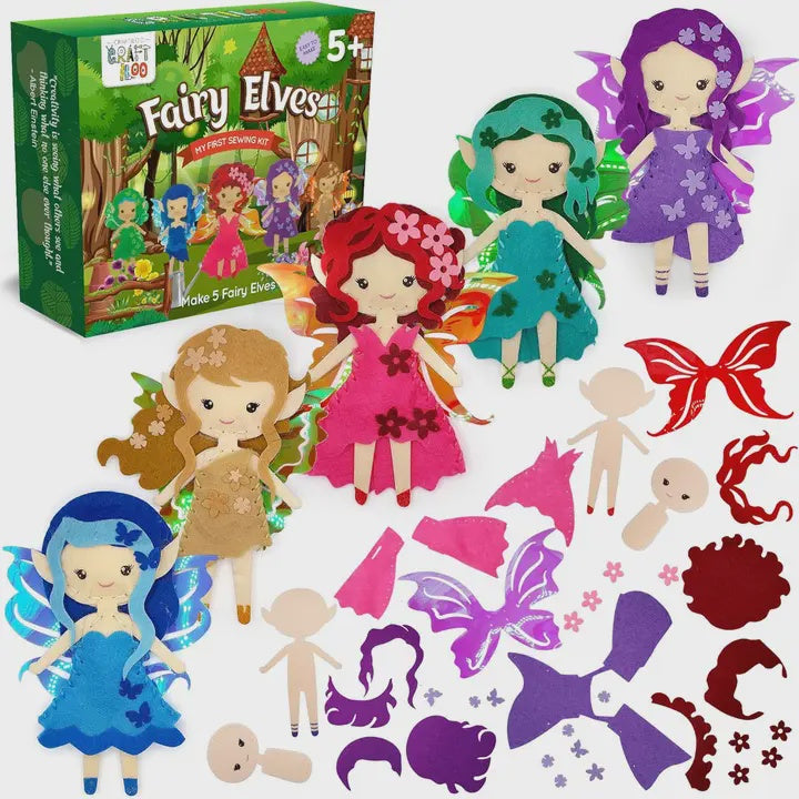 Fairy Elves Sewing Kit for Kids