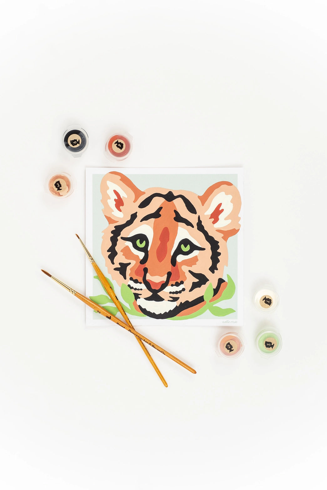 KIDS MINI Tender Tiger Paint-by-Number Kit