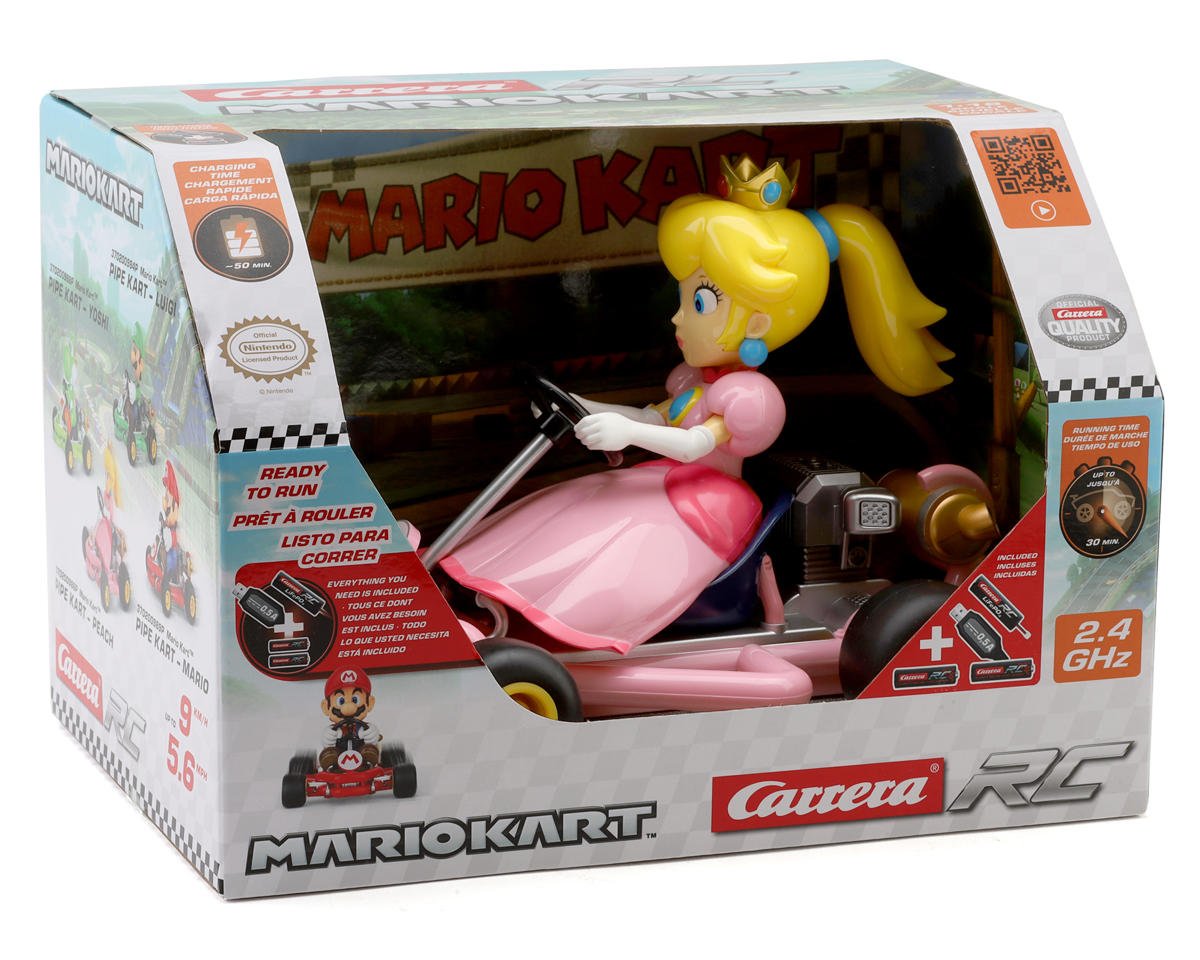 CCN00986P Carrera 2.4GHz Mario Kart™ Pipe Kart 1/18 R/C Car (Peach)