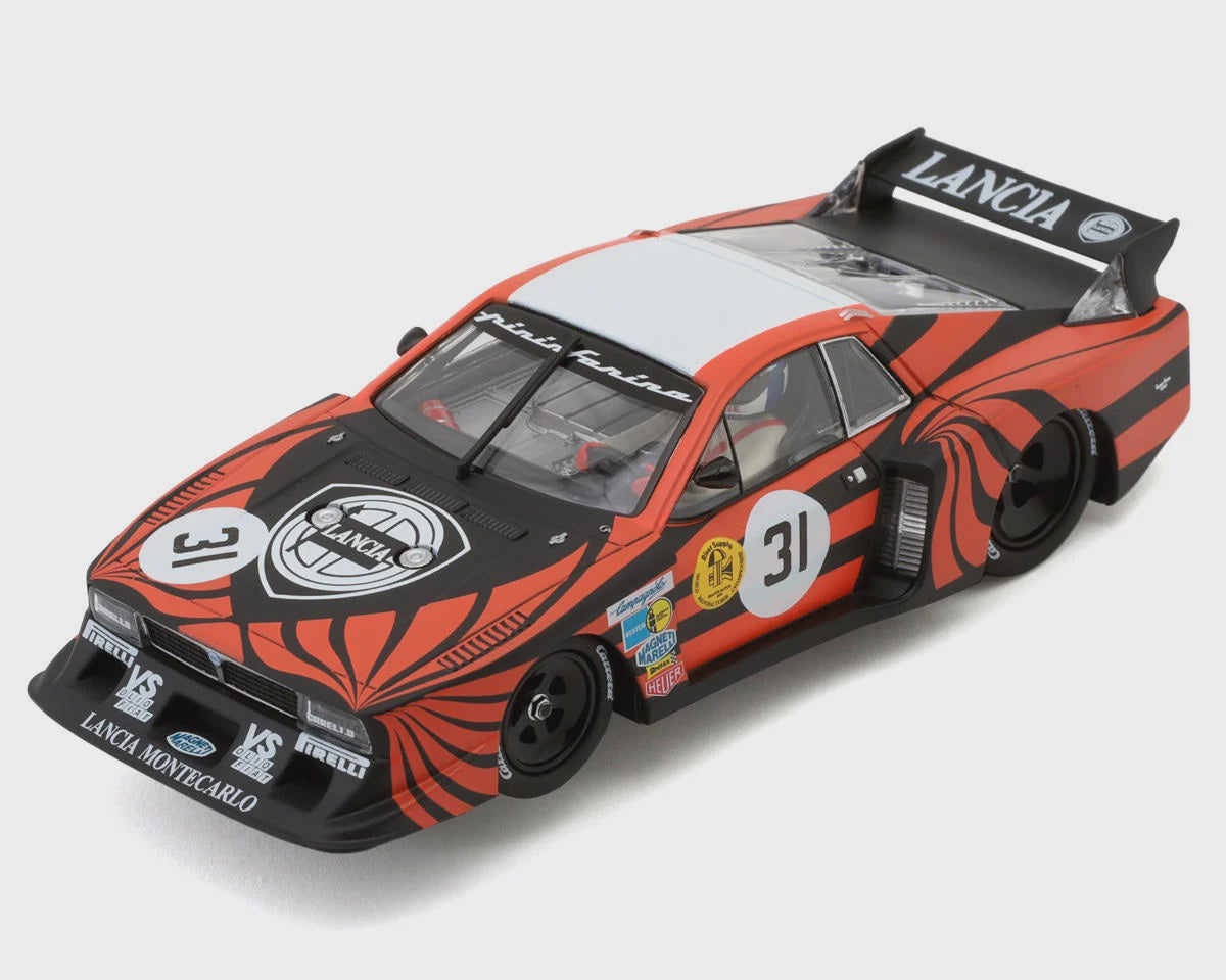 CCN27835 Carrera Evolution Lancia Beta Montecarlo Turbo "No.31" 1979 Brands Hatch 6 Hours 1/32 Slot Car (Orange/Black)