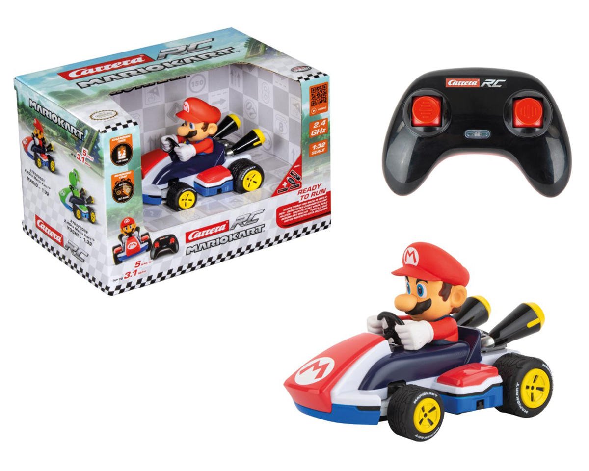 CCN320001 Carrera Nintendo® Mario® 1/32 Mario Kart™ RTR RC Race Kart w/2.4GHz Radio, Battery & Charger