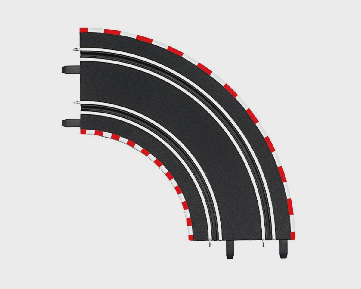 CCN61603 Carrera GO!!! 1/43 Curved Track Extension Set (2) (1/90°)