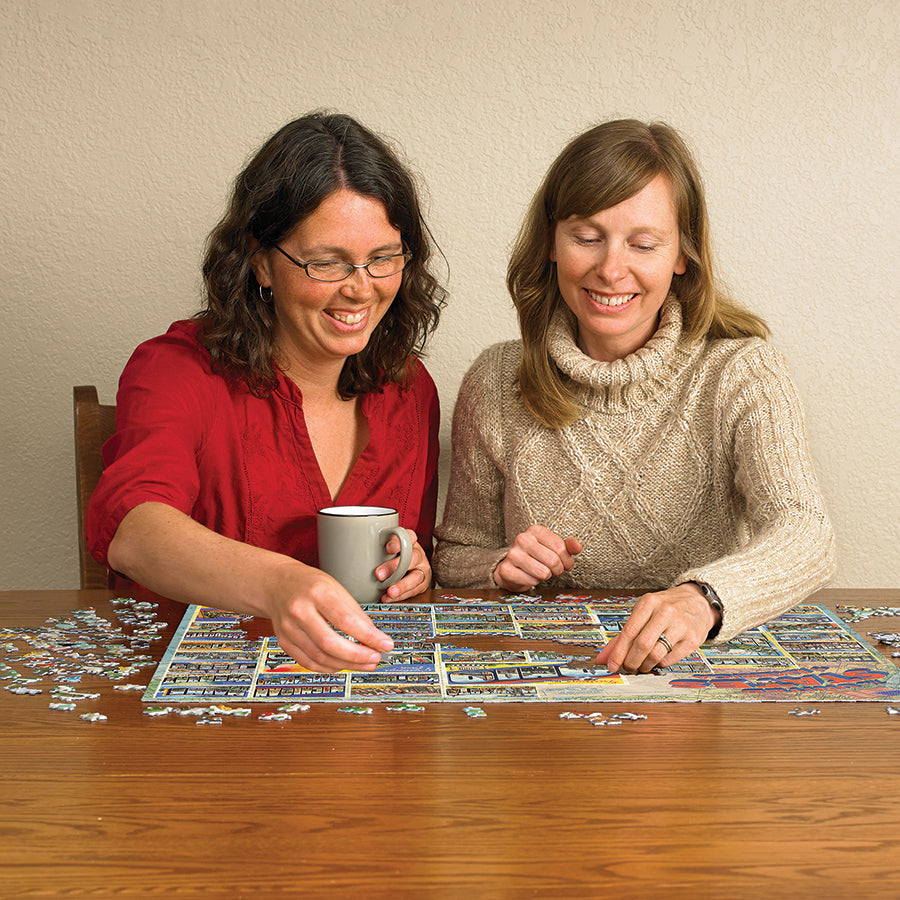 Vintage American Postcards puzzle (1000 pc)