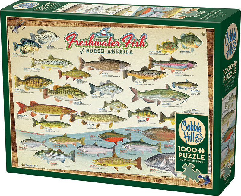 Freshwater Fish of North America puzzle (1000 pc)