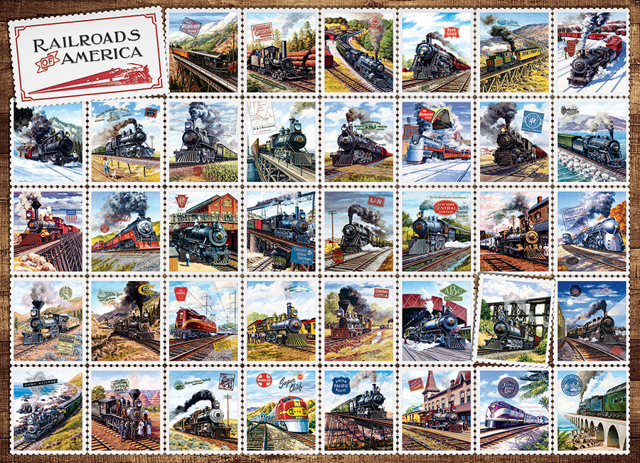 Railroads of America puzzle (1000 pc)