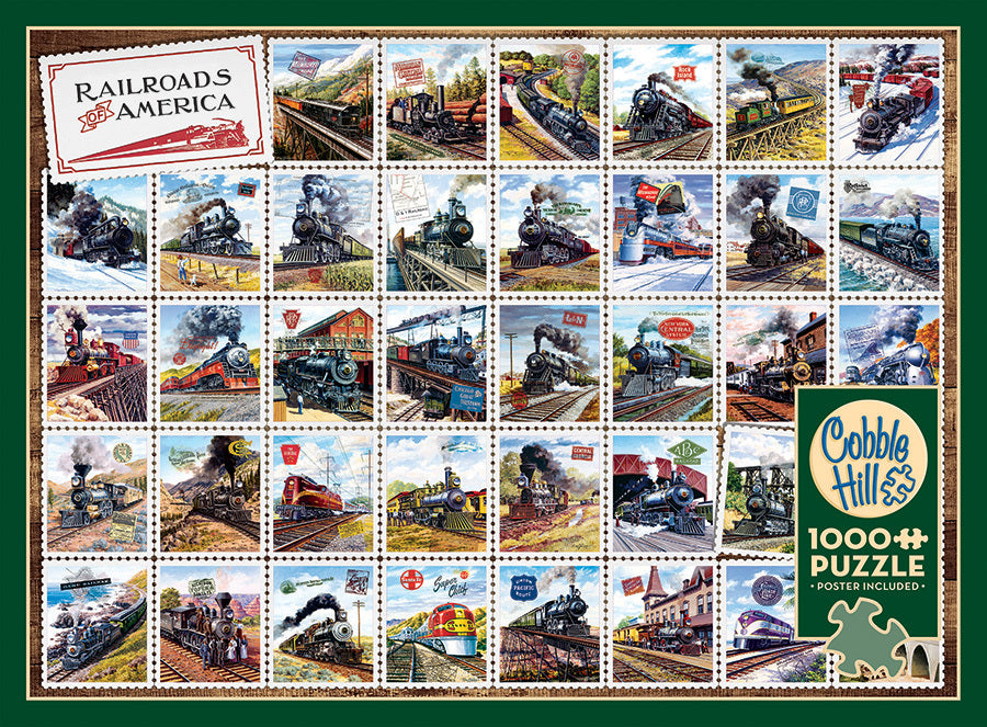 Railroads of America puzzle (1000 pc)