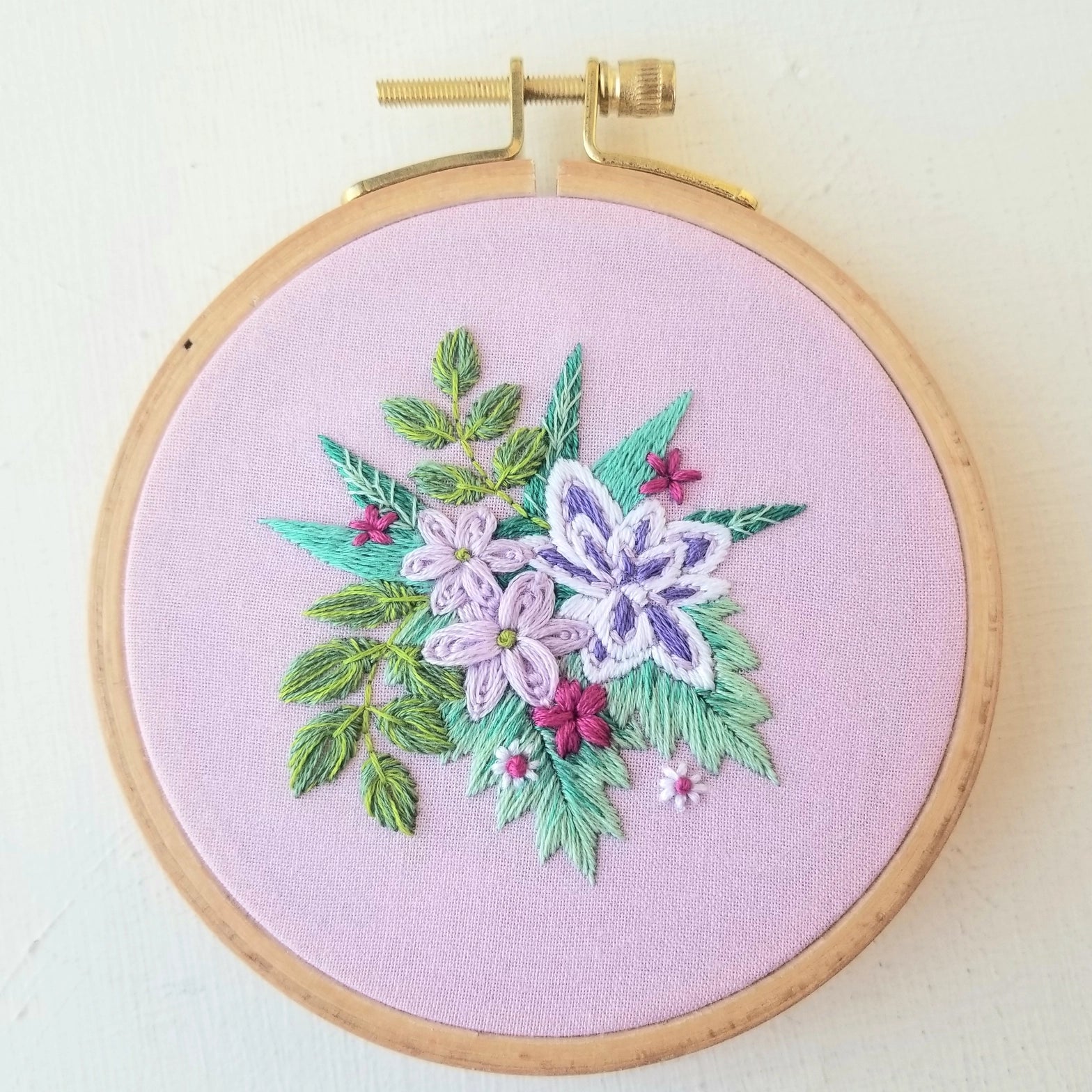 Tender Petals Beginner Embroidery Kit