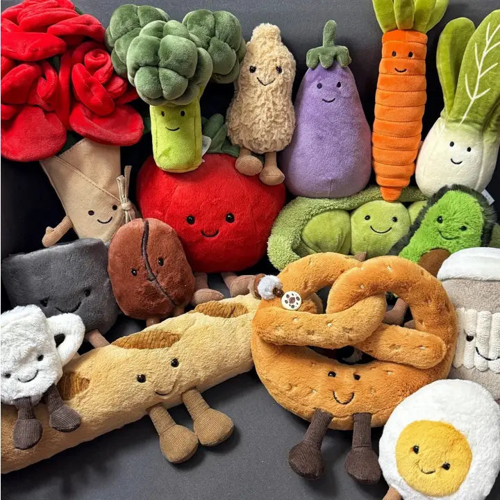 Jellycat Style Plush Keychain