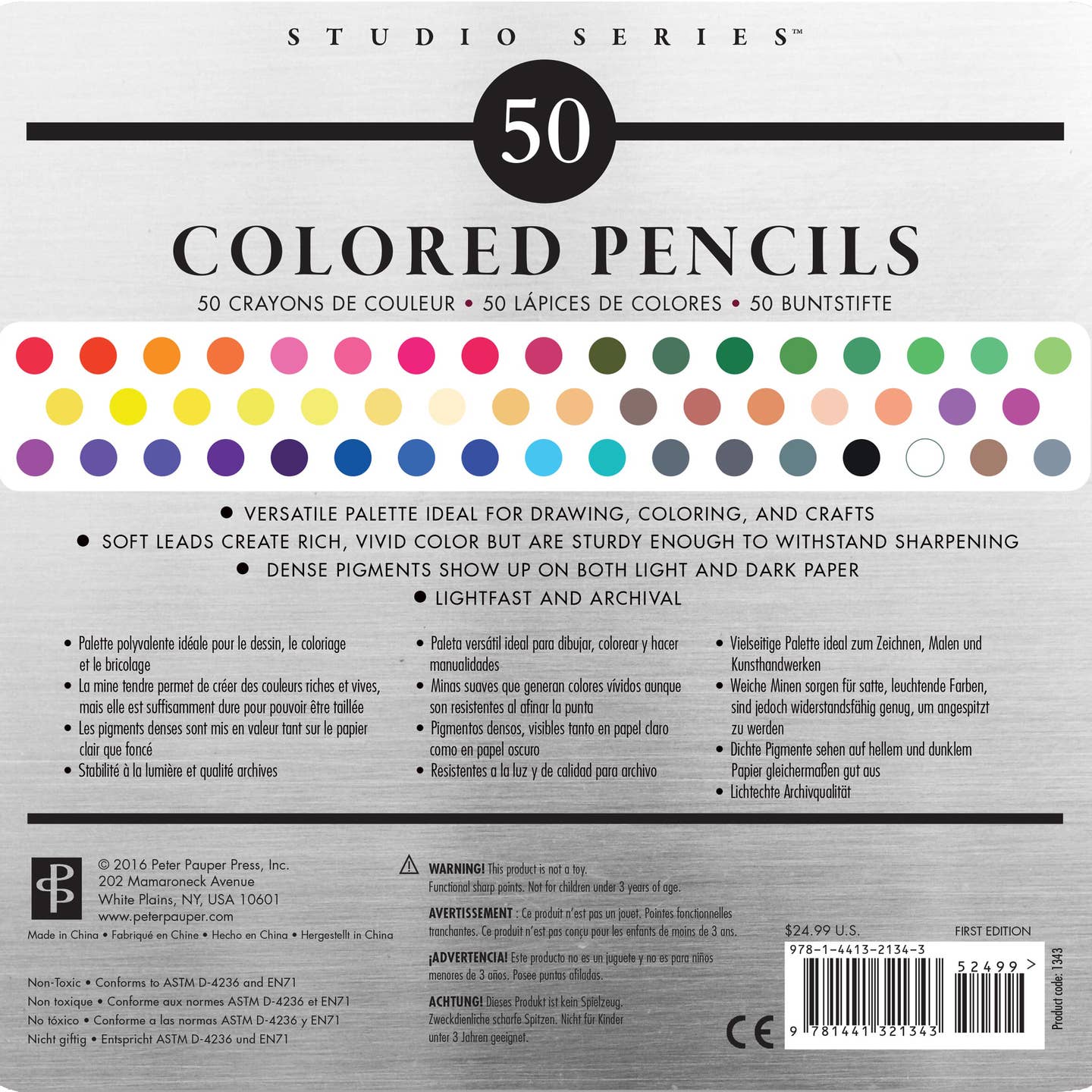Studio Series Deluxe Colored Pencil Set (Set of 50)