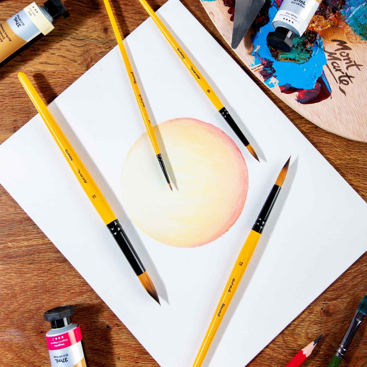BMHS0018 Acrylic Brushes Signature 4pc
