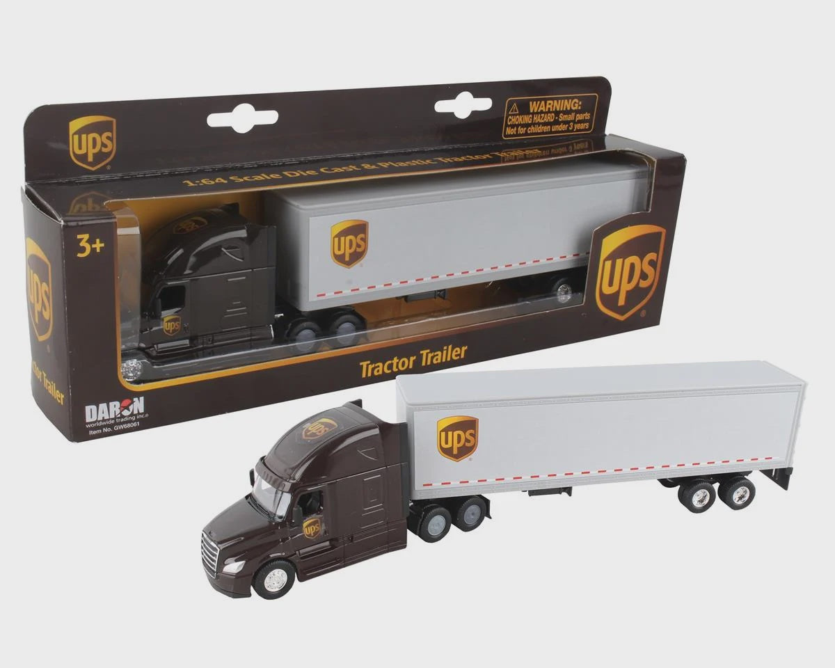 RLT-68061	1/64 UPS Tractor Trailer (Die Cast)