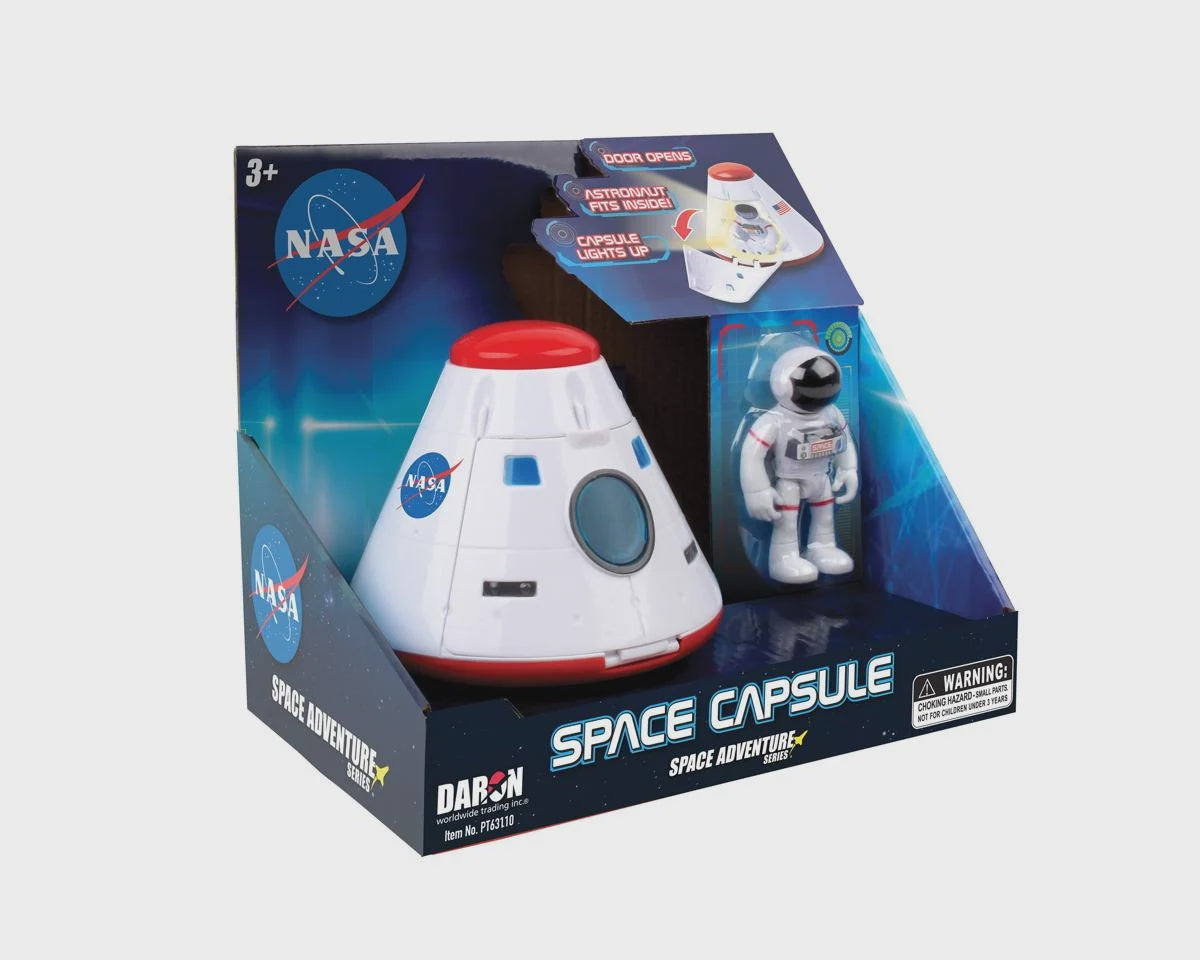 DWTPT63110 Daron Worldwide Trading Space Capsule with figure and light