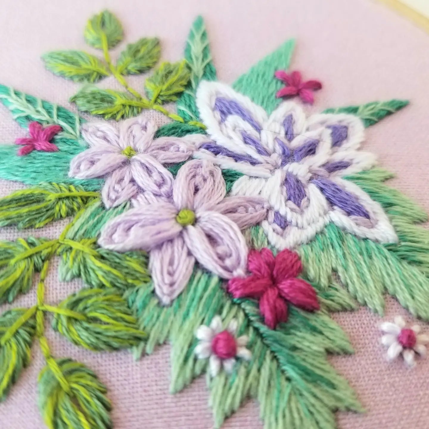 Tender Petals Beginner Embroidery Kit