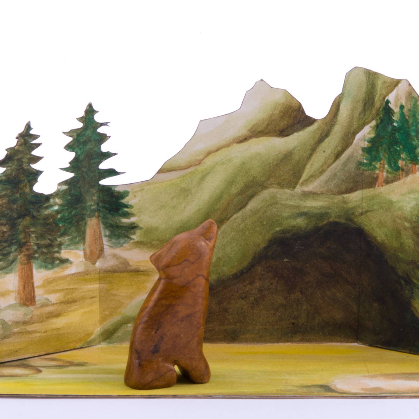WOUK Wolf Soapstone Carving and Whittling
