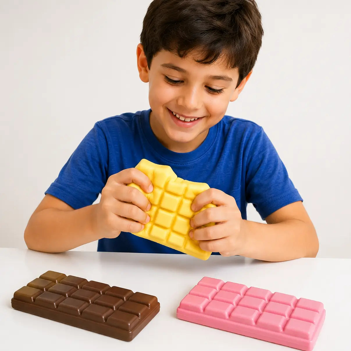 Chocolate Bar Squishy Toy – Slow Rise (6”)