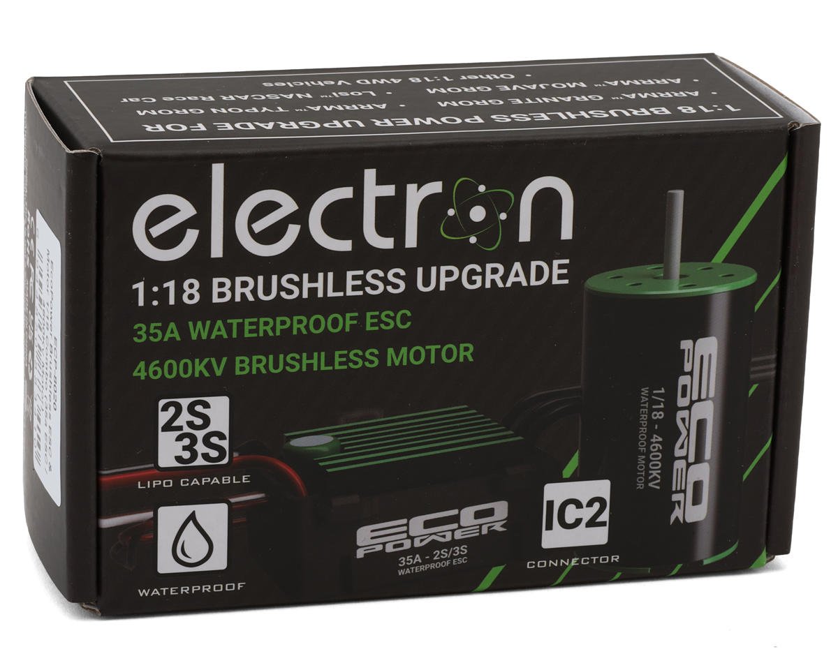 EcoPower 35A Brushless ESC & Motor Combo for ARRMA® Grom (4600kV) w/IC2 Connector