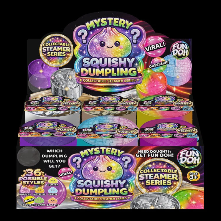 Fun Doh Mystery Dumpling Squishies - Ultra Rare Collection