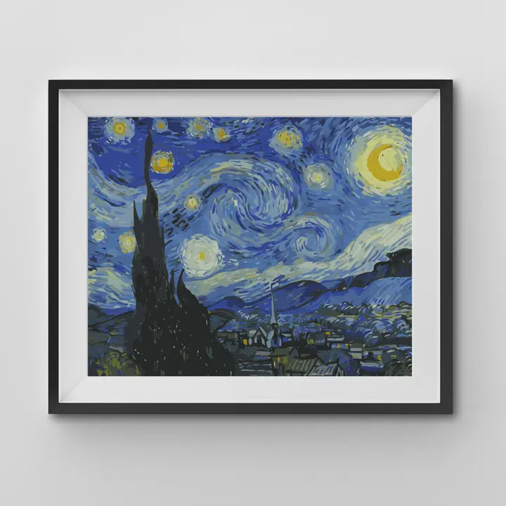 Starry Night, by van Gogh, Paint By Numbers Kit