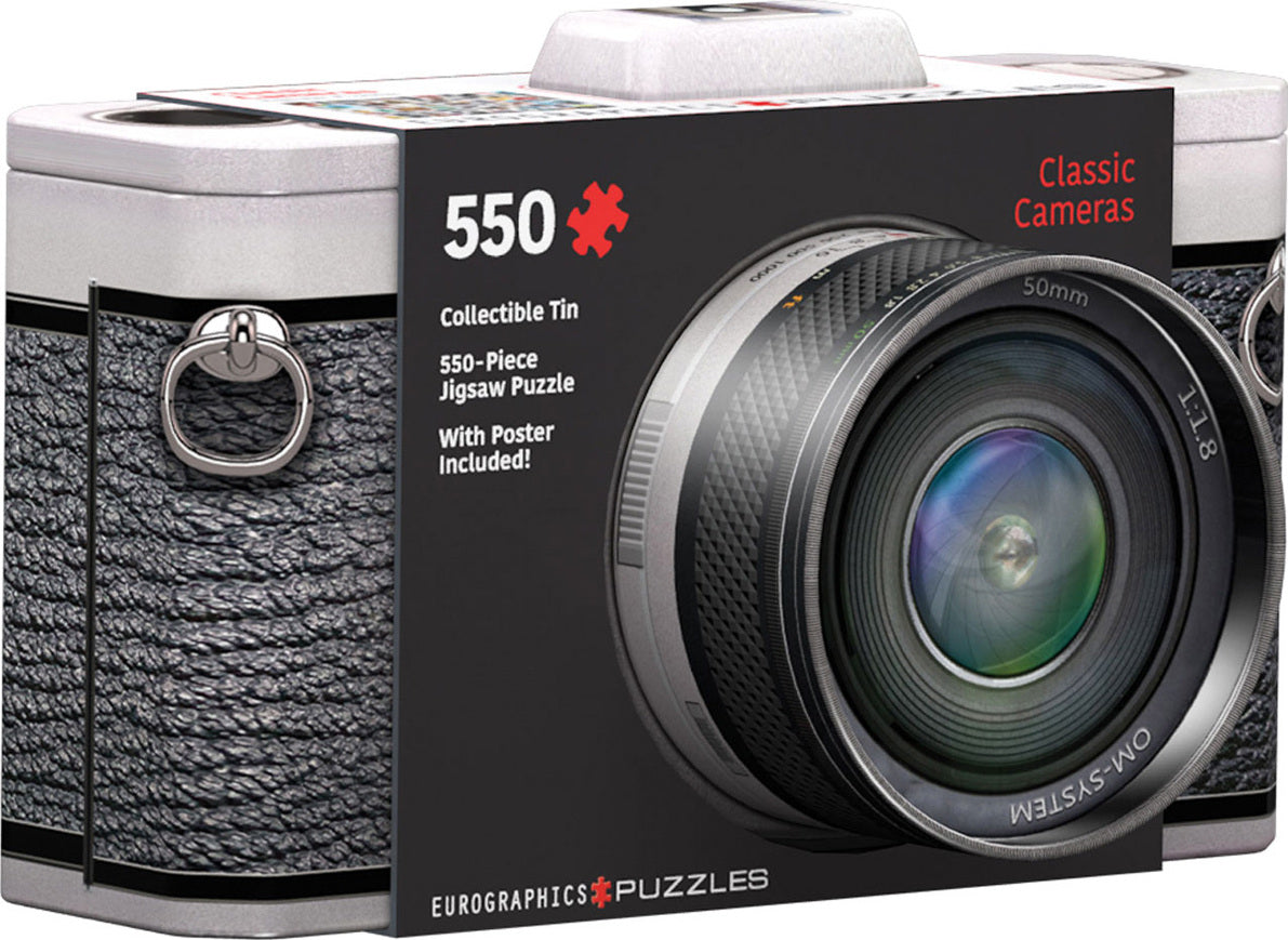 Classic Camera Tin 550-Piece Puzzle