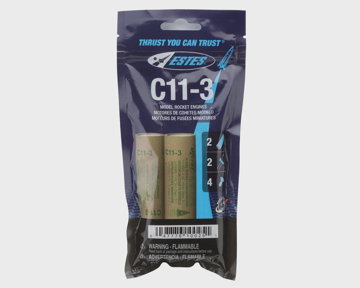 EST10025 Estes C11-3 Bagged Engines (24mm) (2)