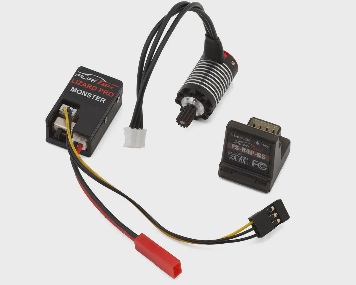 FTK-FUR-2614 Furitek Redcat MT-18 Monster Brushless Power System ESC & Motor Combo w/FS-R4P-RS Receiver