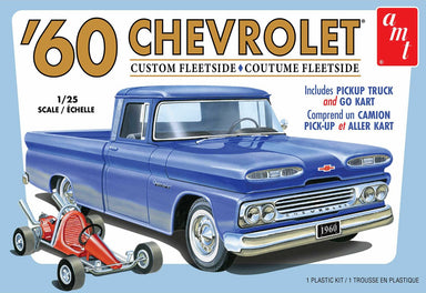 1/25 1960 Chevy Fleetside Pickup with Go Kart, Model Kit
