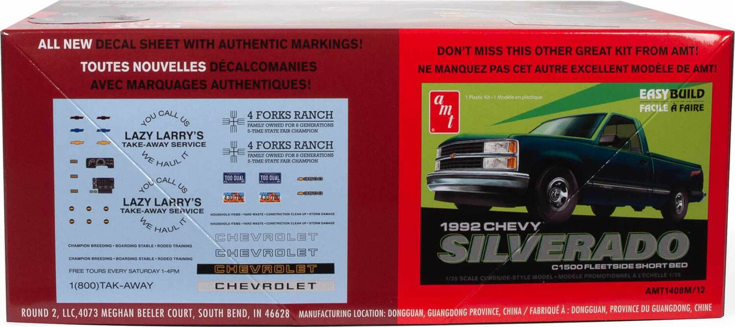 1/25 1996 Chevrolet C-3500 Dually Pickup EasyBuild