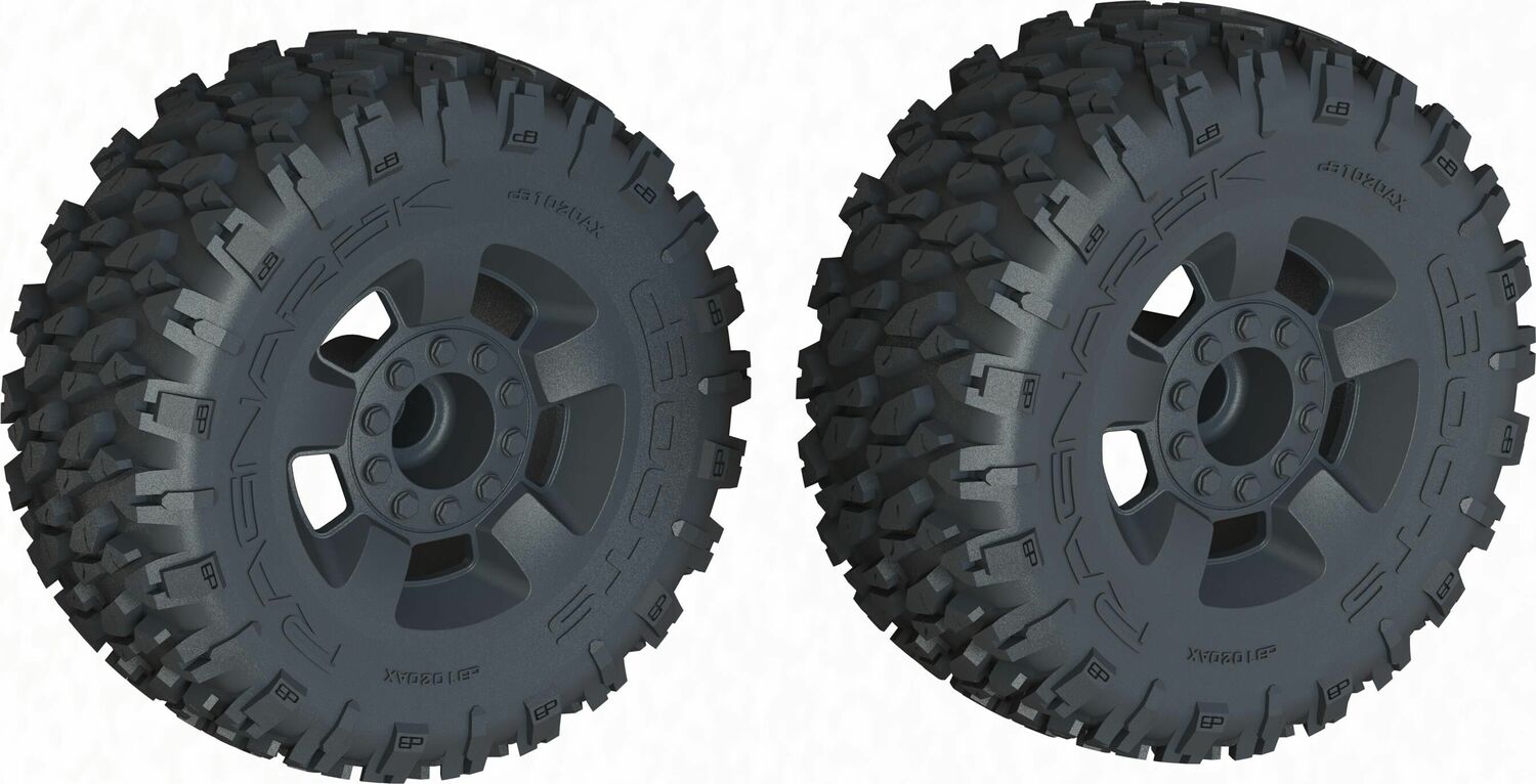 dBoots 'Ragnarok MT' Tire Set Glued, Black (2)