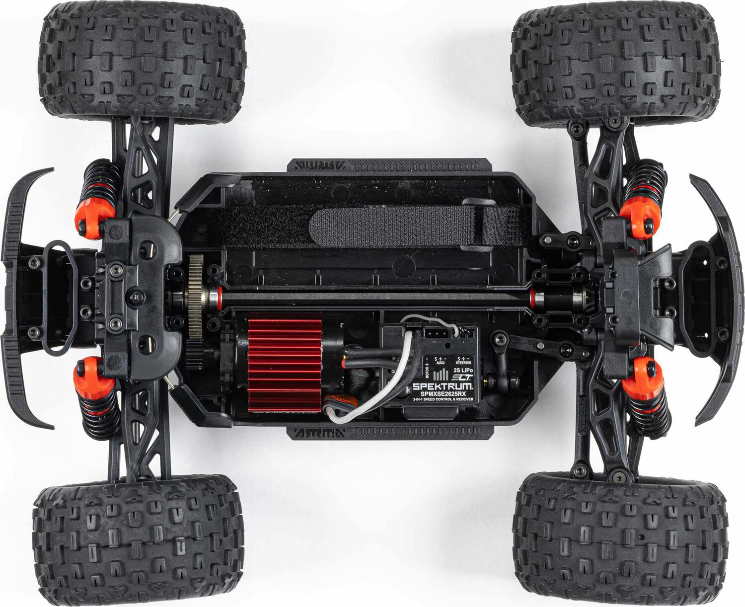 1/18 GRANITE GROM MEGA 380 Brushed 4X4 Monster Truck RTR with Battery & Charger, Red