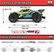 1/10 VORTEKS 223S DSC 4X4 RTR Brushless Stadium Truck, Red