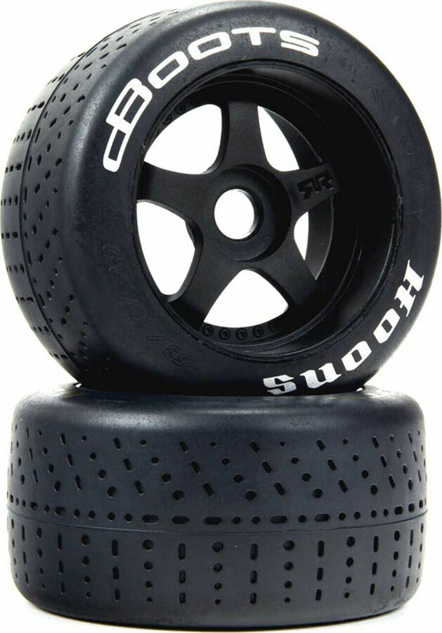 dBoots Hoons 53/100 2.9 Tire Set Silver 5-Spoke (2)