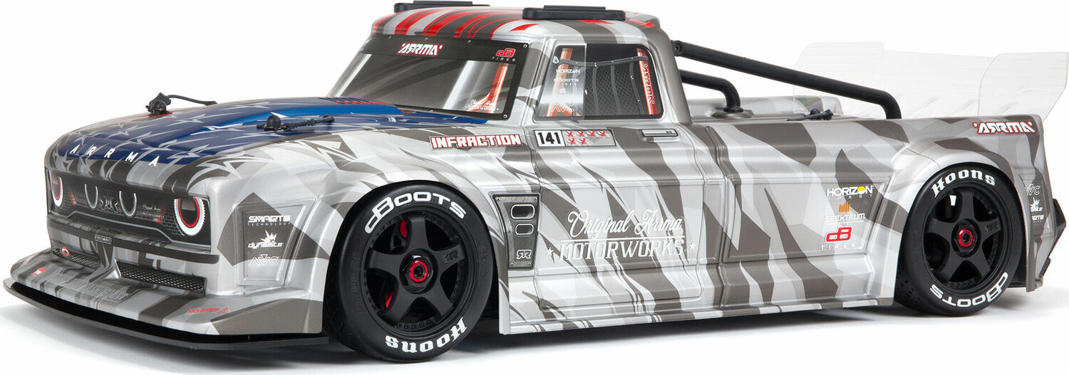 1/7 INFRACTION 6S BLX V2 All-Road Truck RTR, Silver
