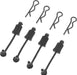 Body Clip Retainer 1/8 Scale Black (4)