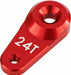 Servo Horn Metal 24T Aluminum Red