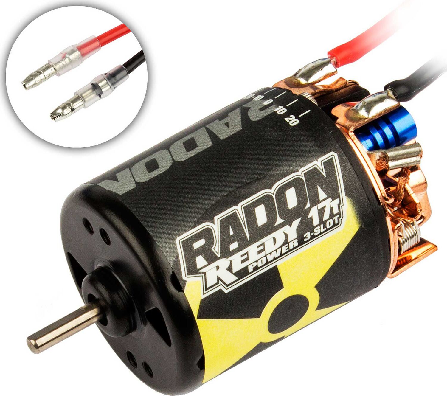 Reedy Radon 2 3-Slot 3600Kv Brushed Motor, 17T: 3.5mm Bullet