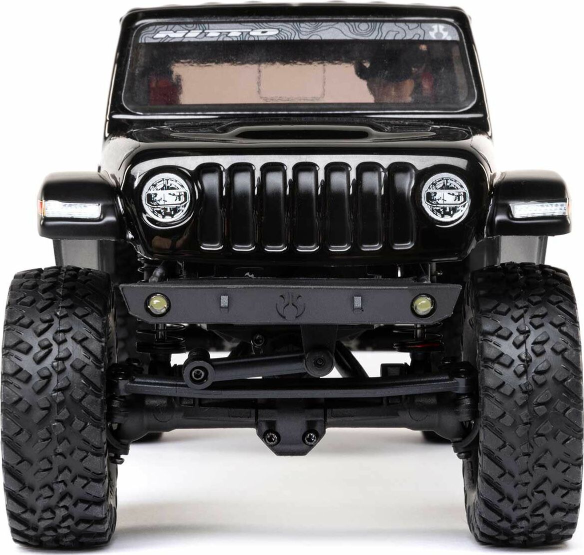 1/24 SCX24 Jeep JT Gladiator 4WD Rock Crawler Brushed RTR, Black