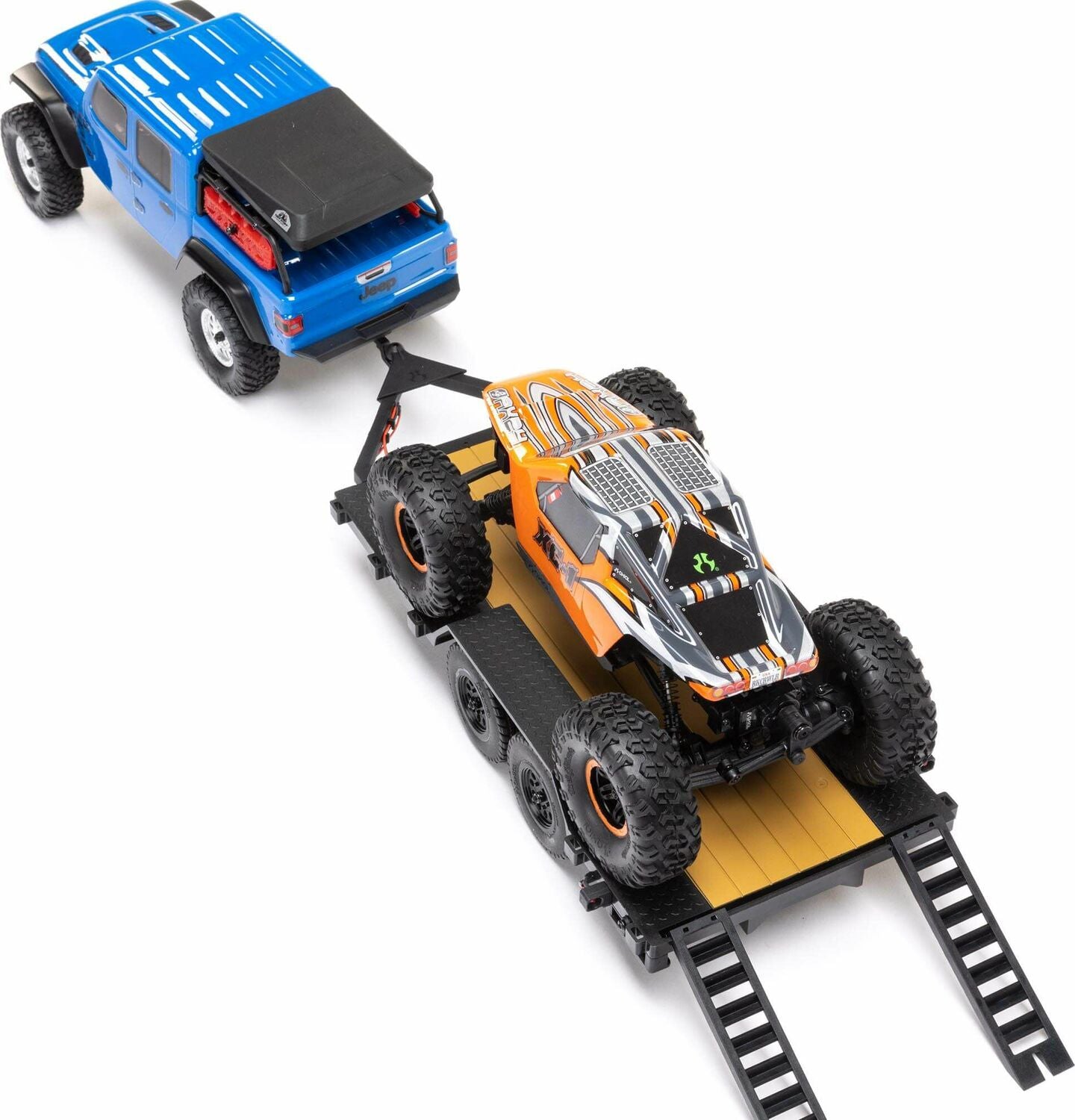 1/24 SCX24 Flat Bed Vehicle Trailer