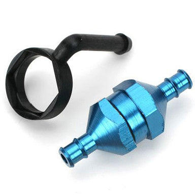In-Line Fuel Filter, Blue