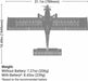 Micro DRACO 800mm BNF Basic with AS3X and SAFE Select