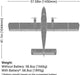 DHC-6 Twin Otter 1.4m BNF Basic with AS3X+ and SAFE Select